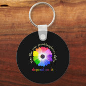 Vote Like Your Granddaughter's Rights Depend On It キーホルダー (正面)