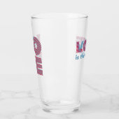 VOTE / LOVEは答えポイントガラスである タンブラーグラス (左)