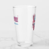 VOTE / LOVEは答えポイントガラスである タンブラーグラス (右)