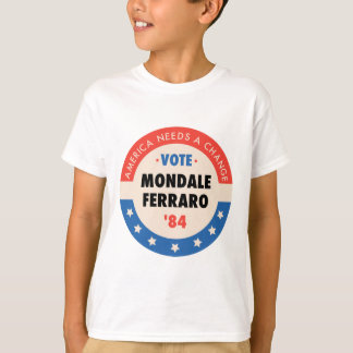 Vote Mondale/Ferraro '84 Tシャツ