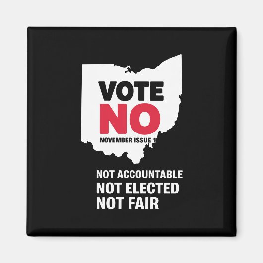 Vote No November Issue 1  マグネット (正面)