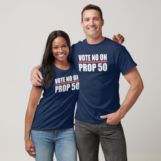 Vote No on Proposition 50 T-Shirt Tシャツ (ユニセックス)