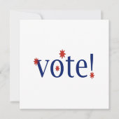 Vote Note Card ノートカード (正面)