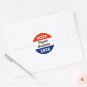 Vote Paper Ballots 2026 Midterm Election Paper Cup ラウンドシール (封筒)
