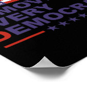 Vote Red Remove Every Democrat Conservatives Pro-r ポスター (角)
