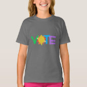 Vote Shirt Sun GOTV / 太陽と一緒に投票しよう Tシャツ (正面)