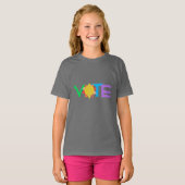 Vote Shirt Sun GOTV / 太陽と一緒に投票しよう Tシャツ (正面フル)