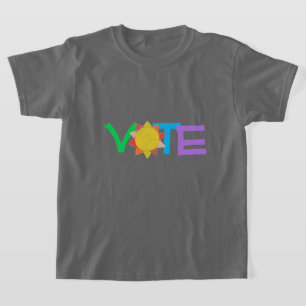 Vote Shirt Sun GOTV / 太陽と一緒に投票しよう Tシャツ