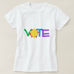 Vote Shirt Sun GOTV Tシャツ