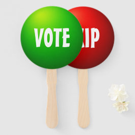 Vote Skip インタラクティブゲームパドルサイン ハンドファン