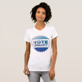 Vote Smart Womens T-Shirt Tシャツ (正面フル)