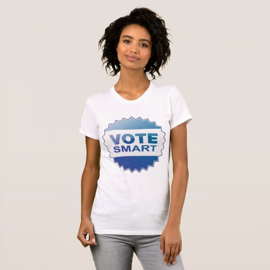 Vote Smart Womens T-Shirt Tシャツ (正面フル)
