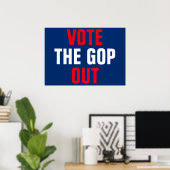 Vote the GOP Out Protest ポスター (ホームオフィス)
