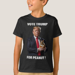 Vote Trump For リスのピーナッツ 3 Tシャツ