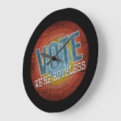 VOTE WE'RE RUTHLESS ラージ壁時計 (傾斜)