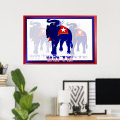 Vote Yard Sign REPUBLICAN Poster ポスター (ホームオフィス)