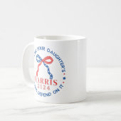 Vote Your Daughter's Rights Harris 2024 コーヒーマグカップ (正面左)