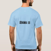 VoteForの変更オバマ Tシャツ (裏面)