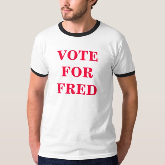VOTEFORFRED Tシャツ (正面)