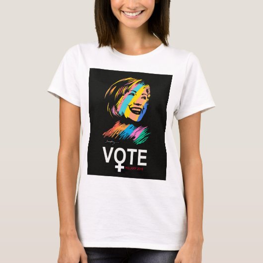 votehillary2016 tシャツ (正面)