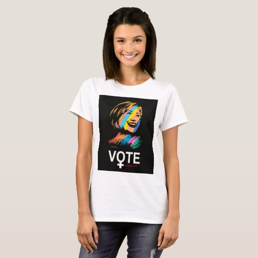 votehillary2016 tシャツ (正面フル)
