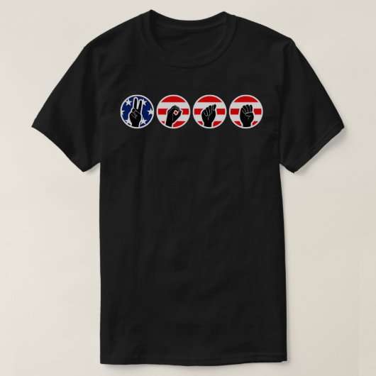 VOTEinASL Tシャツ (デザイン正面)