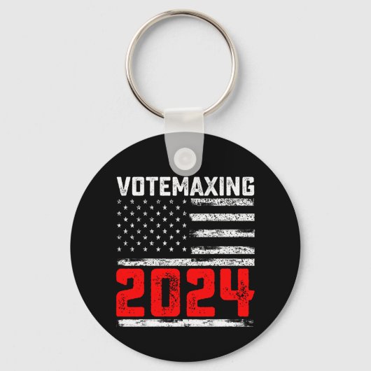 VoteMaxing 2024 トランプ大統領選挙 キーホルダー (正面)