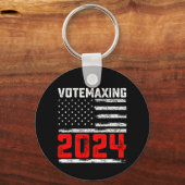 VoteMaxing 2024 トランプ大統領選挙 キーホルダー (正面)