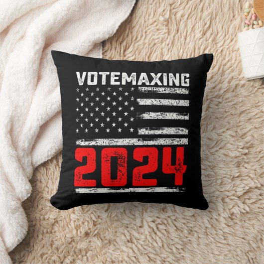 VoteMaxing 2024 トランプ大統領選挙 クッション (ブランケット)
