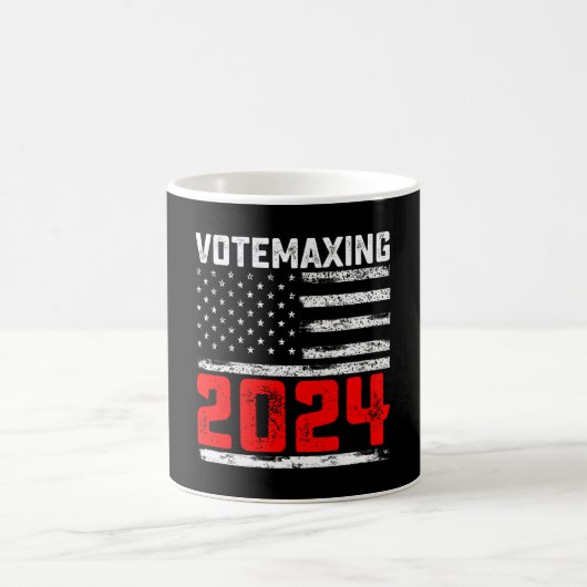 VoteMaxing 2024 トランプ大統領選挙 コーヒーマグカップ (中央)