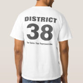 #VoteMikeWilliamsの人のTシャツ Tシャツ (裏面)