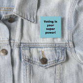 Voting is your Super Power 缶バッジ (インサイチュ)