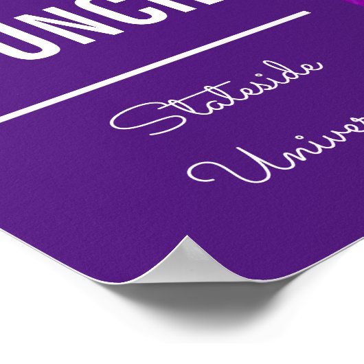 voting poster class president, student council ポスター (角)