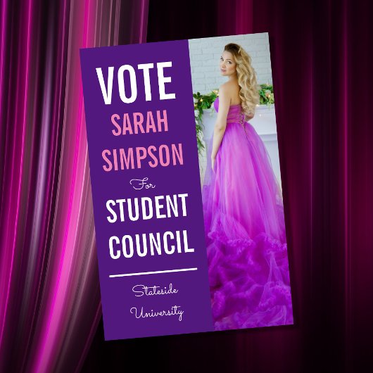 voting poster class president, student council ポスター