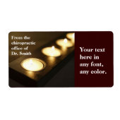 Votive Candleラベル ラベル (正面)