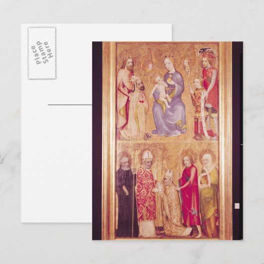 Votive panel Archbishop Jan Ocko of Vlasim ポストカード (正面/裏面)