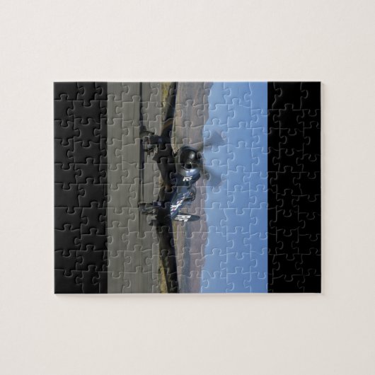 Vought F4Uの海賊、Front_WWIIの左の飛行機 ジグソーパズル (横)