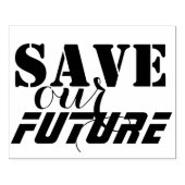 Vour自身のことわざとメッセージ救：私たちの未来 ラバースタンプ (インプリント)