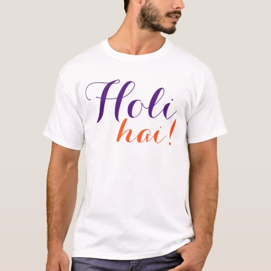 Vour自身のことわざとメッセージ：ホリ・ハイ！ Tシャツ (正面)
