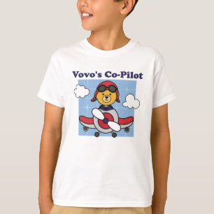 Vovoの共同パイロット – かわいい飛行機 tシャツ