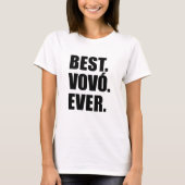 Vovoの最も最高のなポルトガルの祖母 Tシャツ (正面)