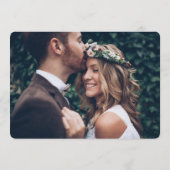 Vow Renewal 7 Photo Sequel結婚のお祝い 招待状 (裏面)