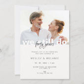 Vow Renewal Invitation - We Still Do with Photo 招待状 (正面)