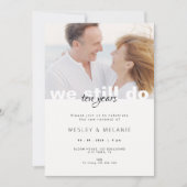 Vow Renewal Invitation - We Still Do with Photo 招待状 (正面)