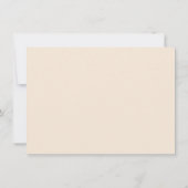 Vowboy western Wedding Send Off Petal Toss Card 招待状 (裏面)