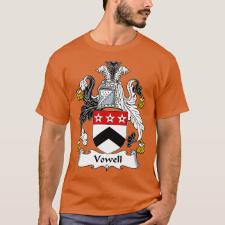 Vowell Coat of Arms Family Crest Tシャツ