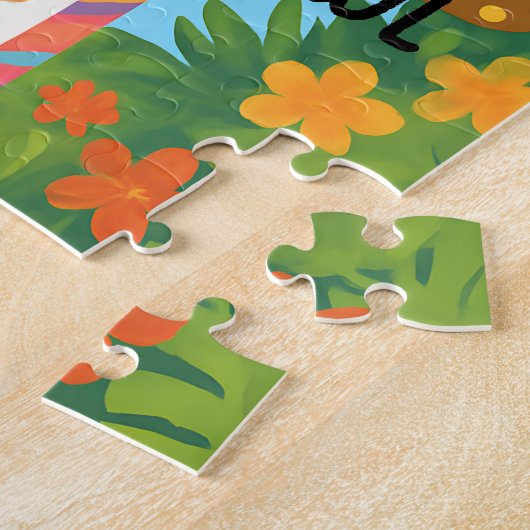 Vowels Learning Puzzle for Kids ジグソーパズル (側面)