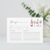 Vowsの前にデジタルダウンロードVinoレシピカード 招待状 (スタンド正面)