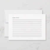 Vowsの前にデジタルダウンロードVinoレシピカード 招待状 (裏面)