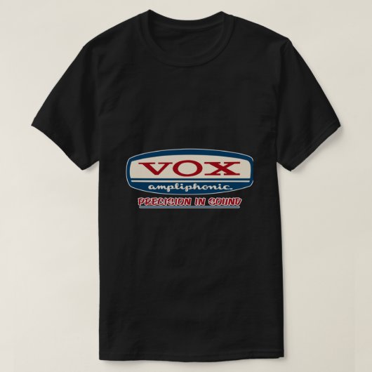 VOXアンプクラシックTシャツ Tシャツ (デザイン正面)